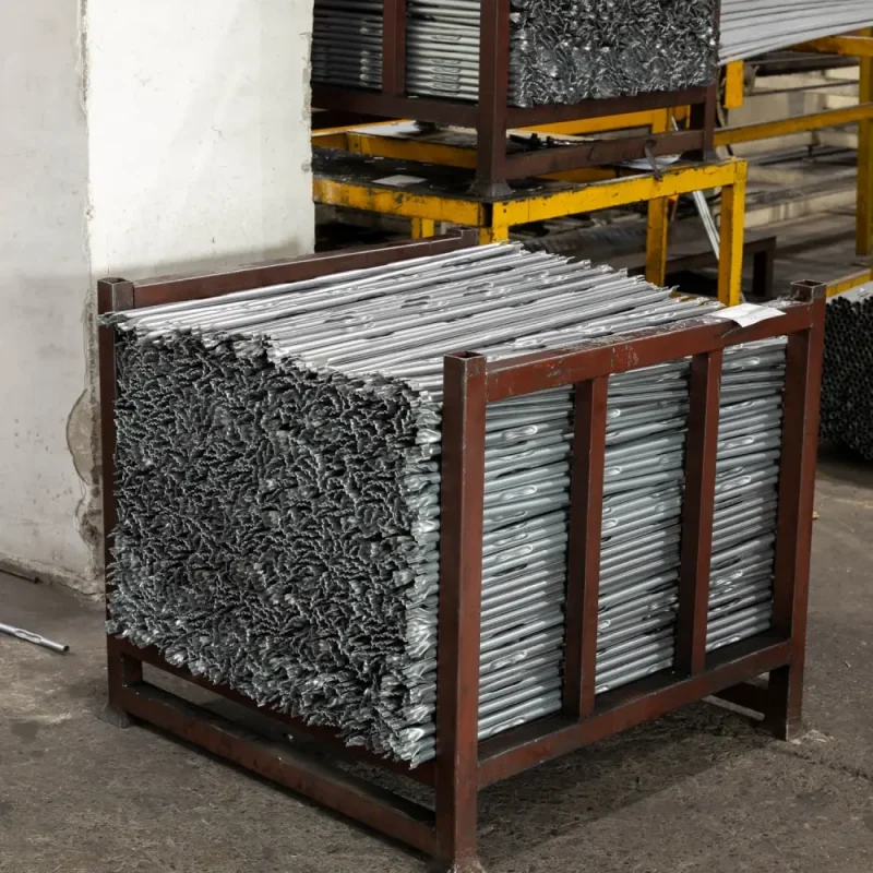 Galvanized IBC cage tubes and pipes